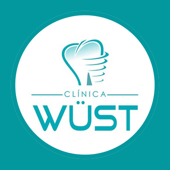 Logotipo da Clínica Wust - Excelência em odontologia em Rolante-RS .